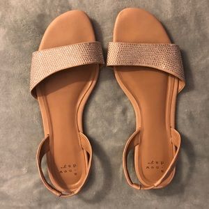 🔥SALE 🔥 A New Day Sparkly Jewel Open Toe Sandal